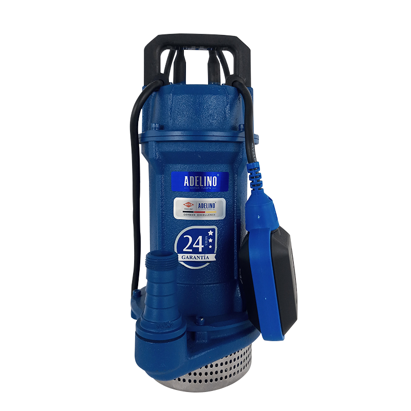 Bomba sumergible para cisterna Adelino tipo campana de 0.5 H.P a 127 V con flotador