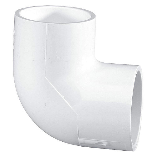 Codo PVC hidraulico cementable C40 de 1/2" (13 MM)