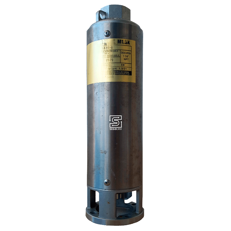 Repuesto de bomba sumergible Aqua Pak de acero inoxidable/lexan/noryl de 2 H.P a 2 LPS con descarga de 1-1/2" y NEMA de 4"