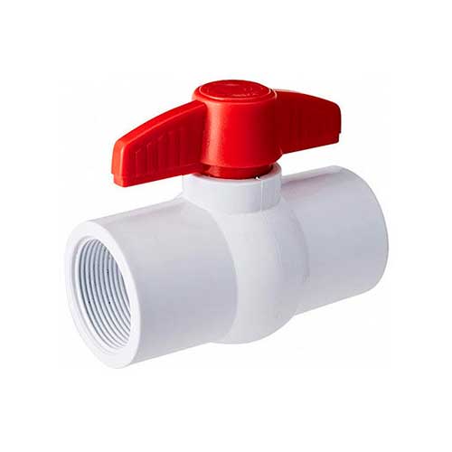 Válvula esfera de PVC roscable de 3/4" (19 MM)