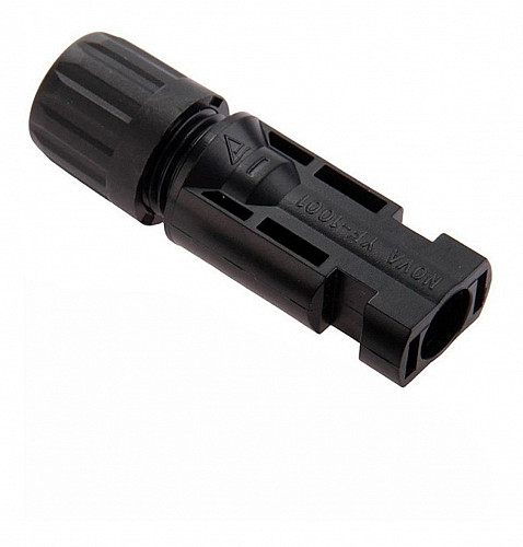 Conector MC4 hembra para cable calibre 10 y 12