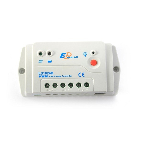 Controlador EP Solar PWM para 12 V o 24 V a 10 A para conexión a dis