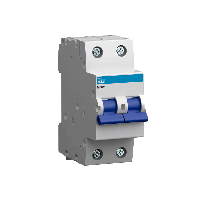Interruptor termomagnetico Weg de 10 A y 2 polos