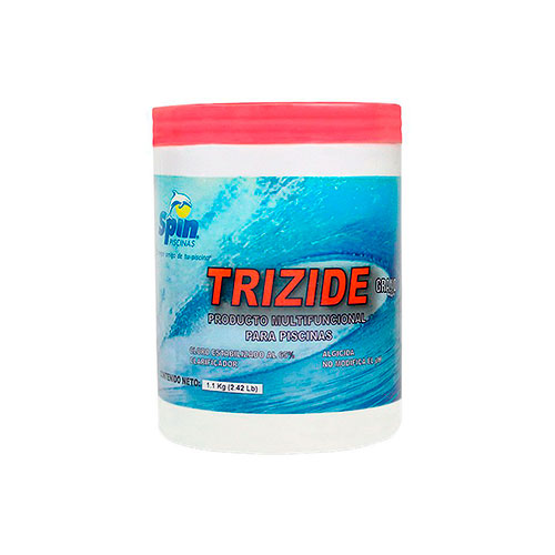 Trizide tabletas de tricloro de 3" en tarro de 1 KG