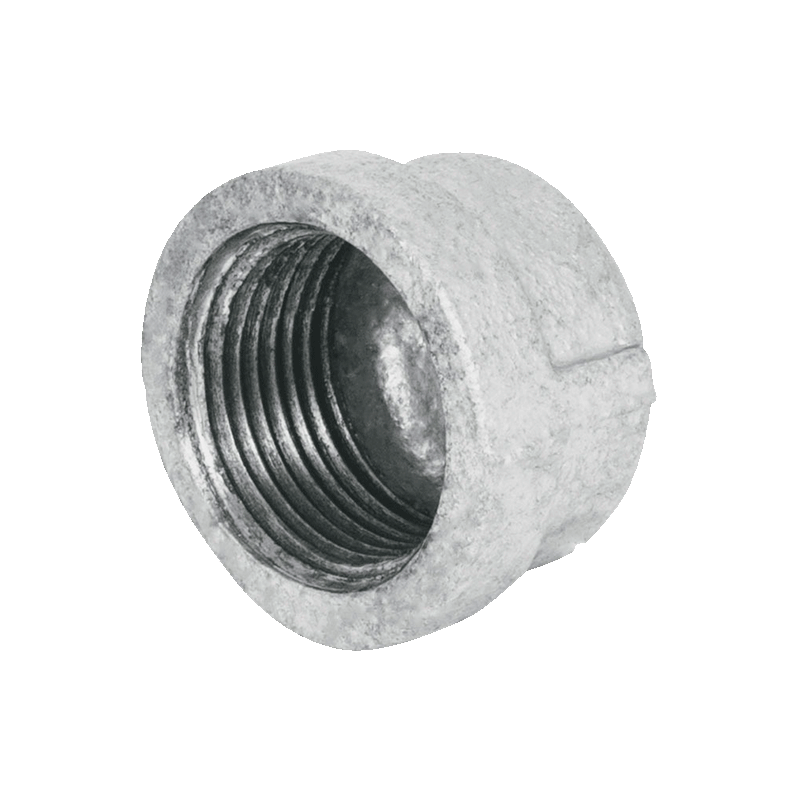 Tapón hembra de acero galvanizado de 1/4"