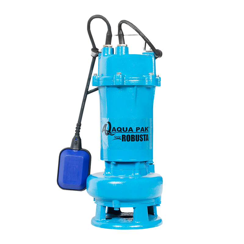 Bomba sumergible para lodos Aqua Pak de 1 H.P a 127 V succión y descarga de 2" para MAX solidos de 1"