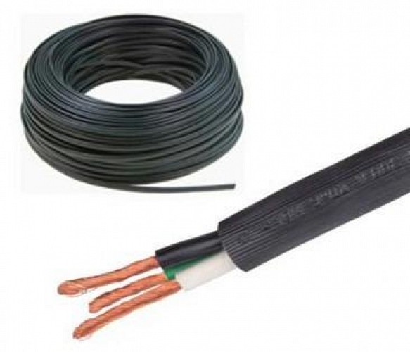 Cable de uso rudo 3x12 AWG tensión MAX 600 V y capacidad MAX 9.5 A
