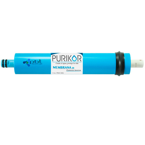 Membrana para sistemas de osmosis inversa Purikor de tipo residencial para flujo MAX de 100 GPD