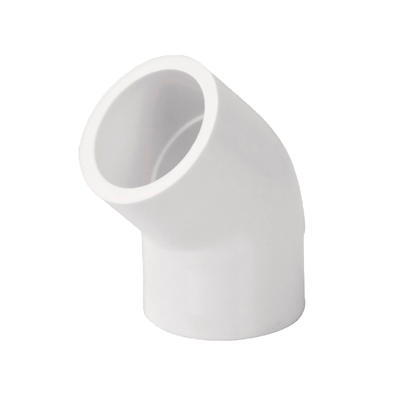 Codete de 45 grados hidráulico de PVC cementable C40 de 1-1/4" (32 MM)