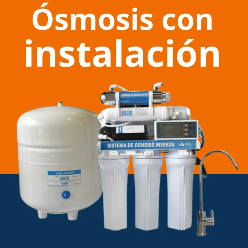 Paquete Purificador premium de osmosis inversa de 6 etapas 100GPD (con UV y pantalla)