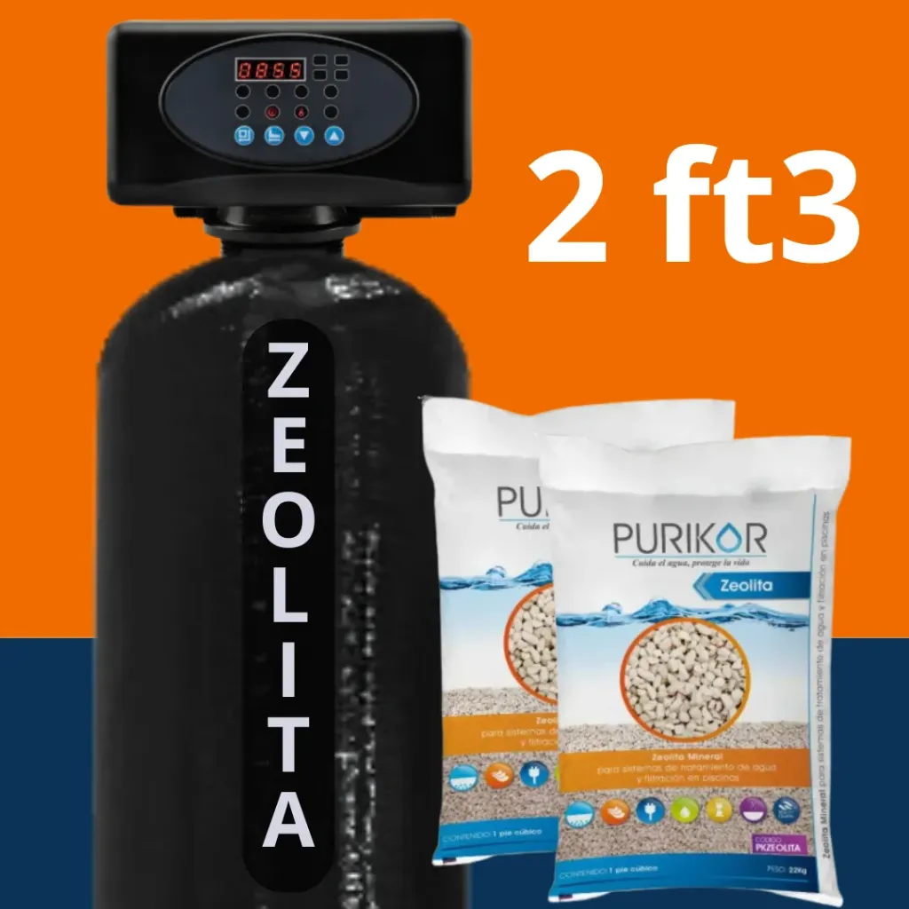 Paquete Suavizador de agua 2ft3 para tinaco