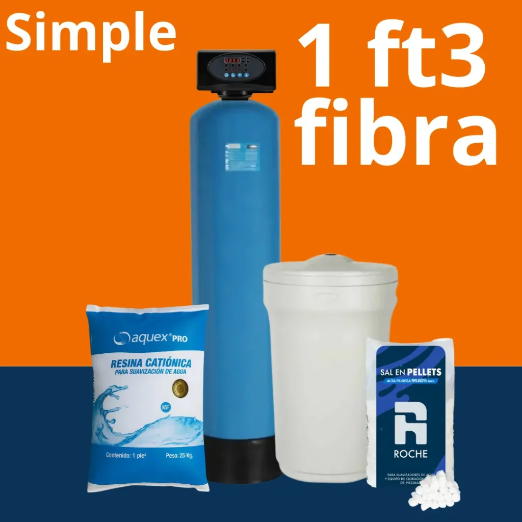 Paquete Suavizador simple 1 ft3 fibra