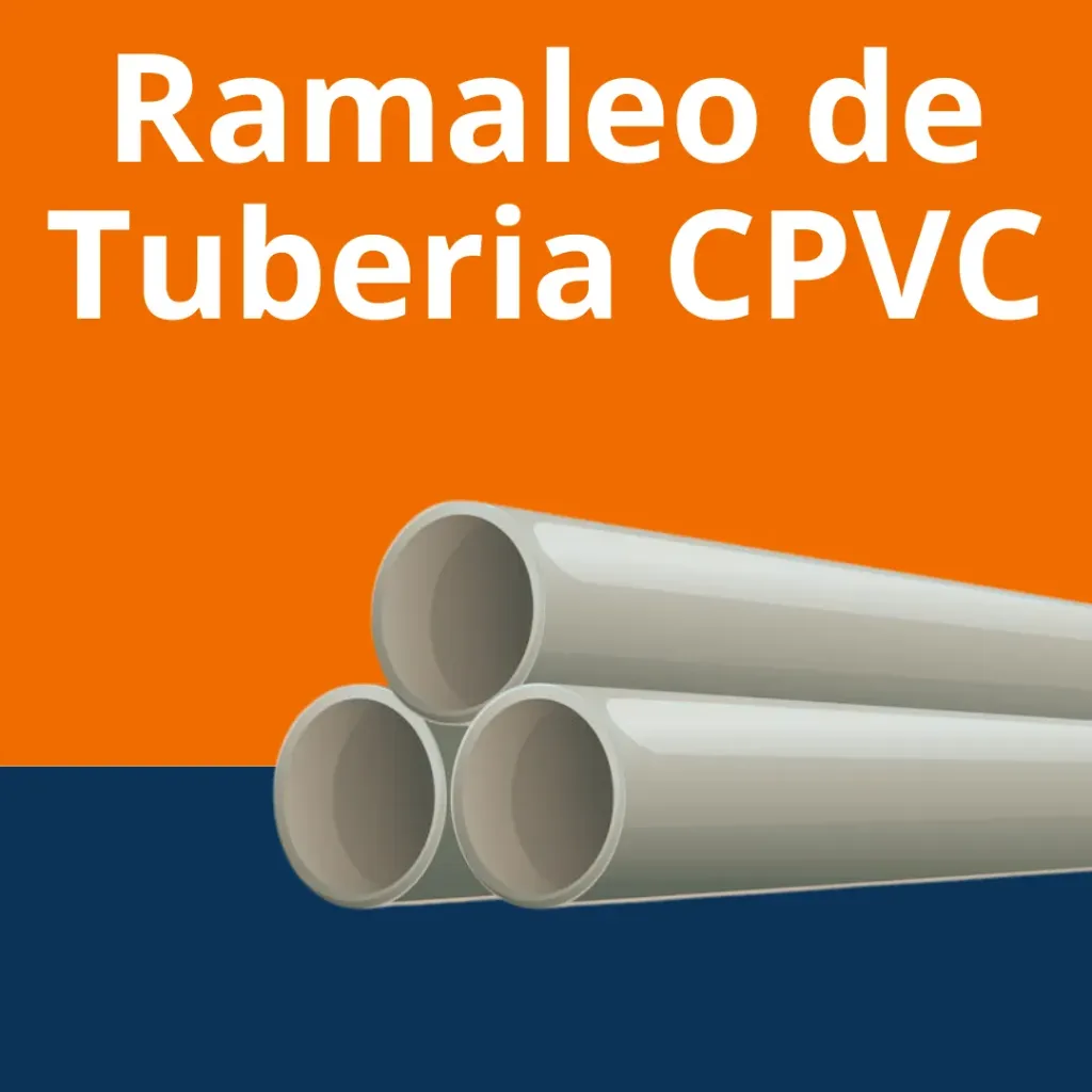 Paquete ramaleo tuberia CPVC x metro lineal