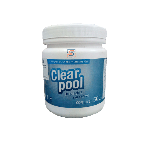 [C1123] Clear pool inhibidor de sarro y corrosión de 500 GR