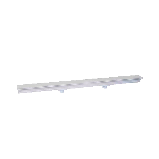 [WF-N-48-1-I] Cascada tipo natural Panda serie WFALL construida en PVC con cortina de 48" y labio de 1" con conexión inferior de 1.5"