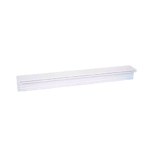 [WF-N-24-1-T] Cascada tipo natural Panda serie WFALL construida en PVC con cortina de 24" y labio de 1" con conexión trasera de 1.5"
