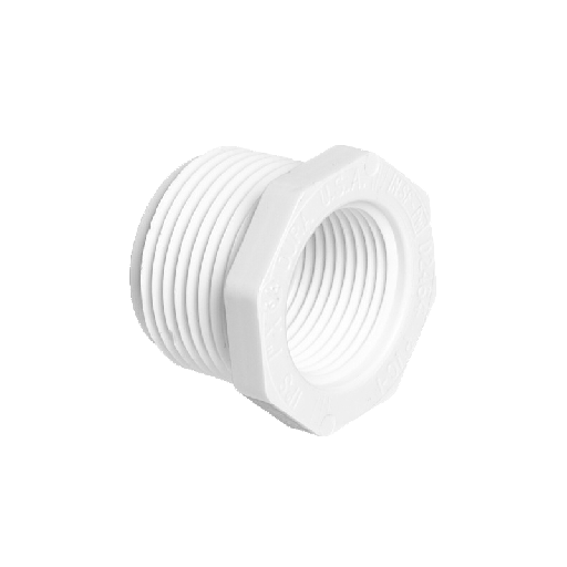 [437-209] Reducción Bushing PVC 1 1/2" a 1/2" C40