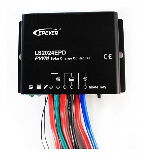 [LS2024EPD] Controlador EP Solar PWM para 12 V o 24 V a 20 A para luminaria