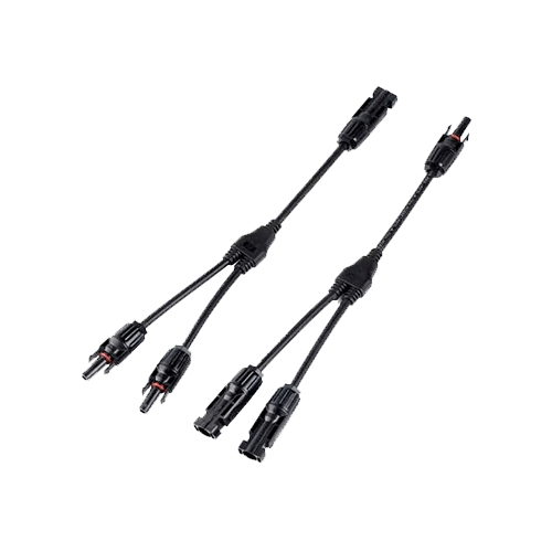 [CONECTOR-MC4Y-2M1H] Conector MC4 tipo Y para derivación de 1 hembra a 2 machos