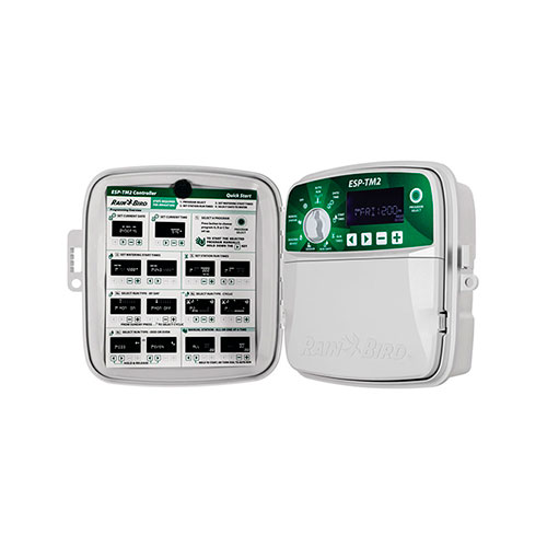 [F44224] Controlador Rain Bird para riego ESP-TM2 con 4 estaciones y compatible con WI-FI y RB