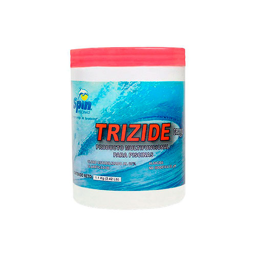 [C493] Trizide tabletas de tricloro de 3" en tarro de 1 KG