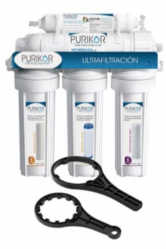 [PKUF-5] Sistema de ultrafiltración POU Purikor de 5 etapas y filtración de 5 micras para flujo MAX de 0.66 GPM