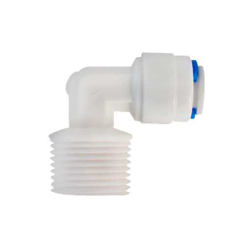 [R-PK-DCC-013A] Adaptador codo tipo "L" Purikor (RM1/8", T1/4")